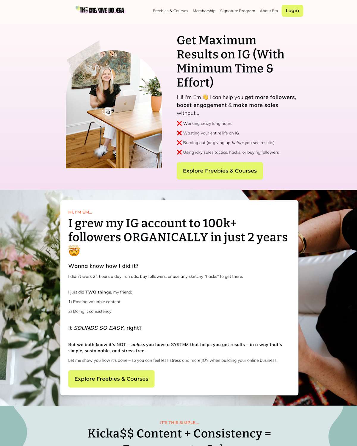 Website screenshot 3