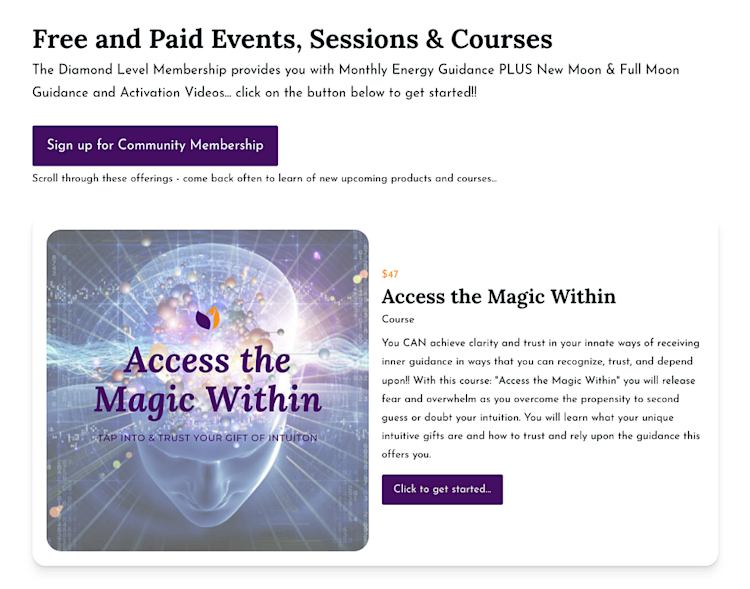 Inner Wisdom Academy free and paid community membership