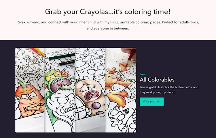 Mackenzie Child colorable printables