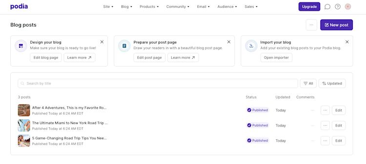 How to make a website | Add your blog posts