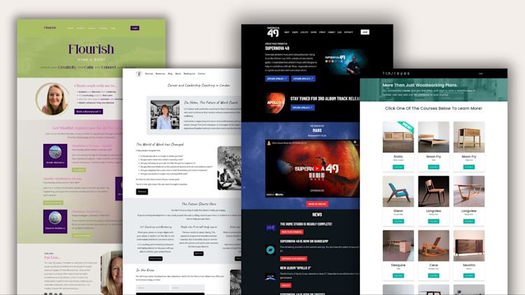 Examples of Podia Websites