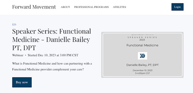 Forward Movement Functional Medicine
