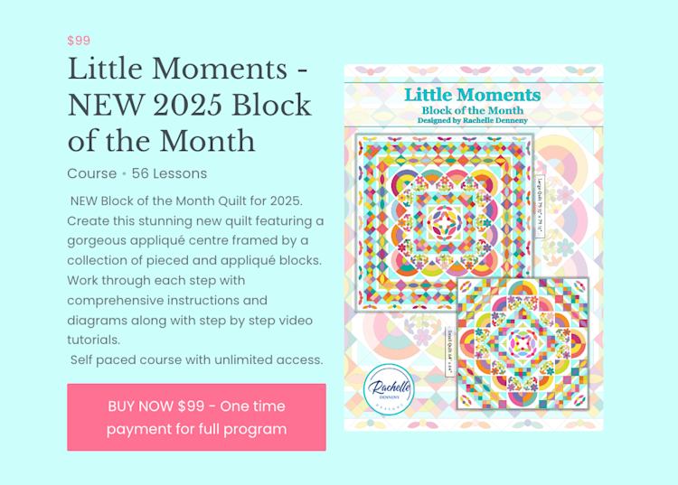 Quilting Block of the Month printable