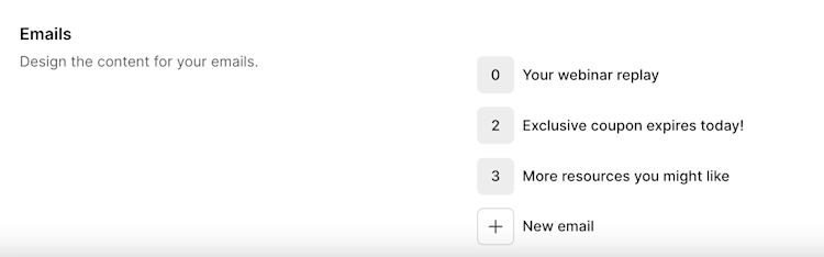 Webinar follow up email campaign example