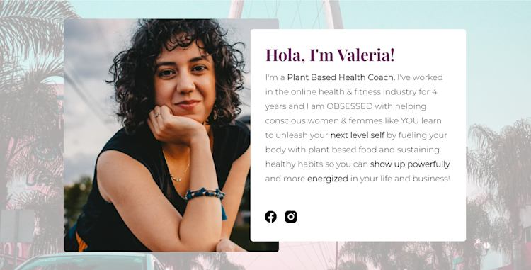 About Valeria