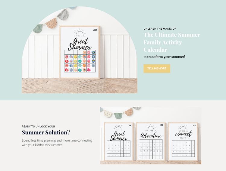 Carnahan Fam summer activity calendar printable