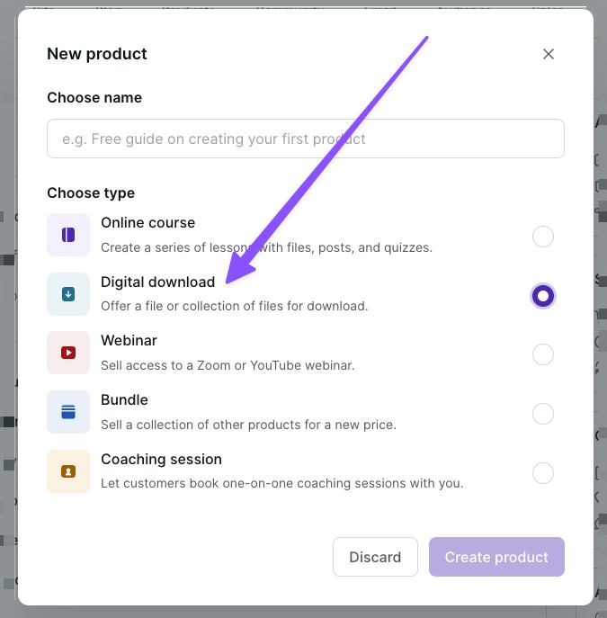 Membership Digital Download Selector