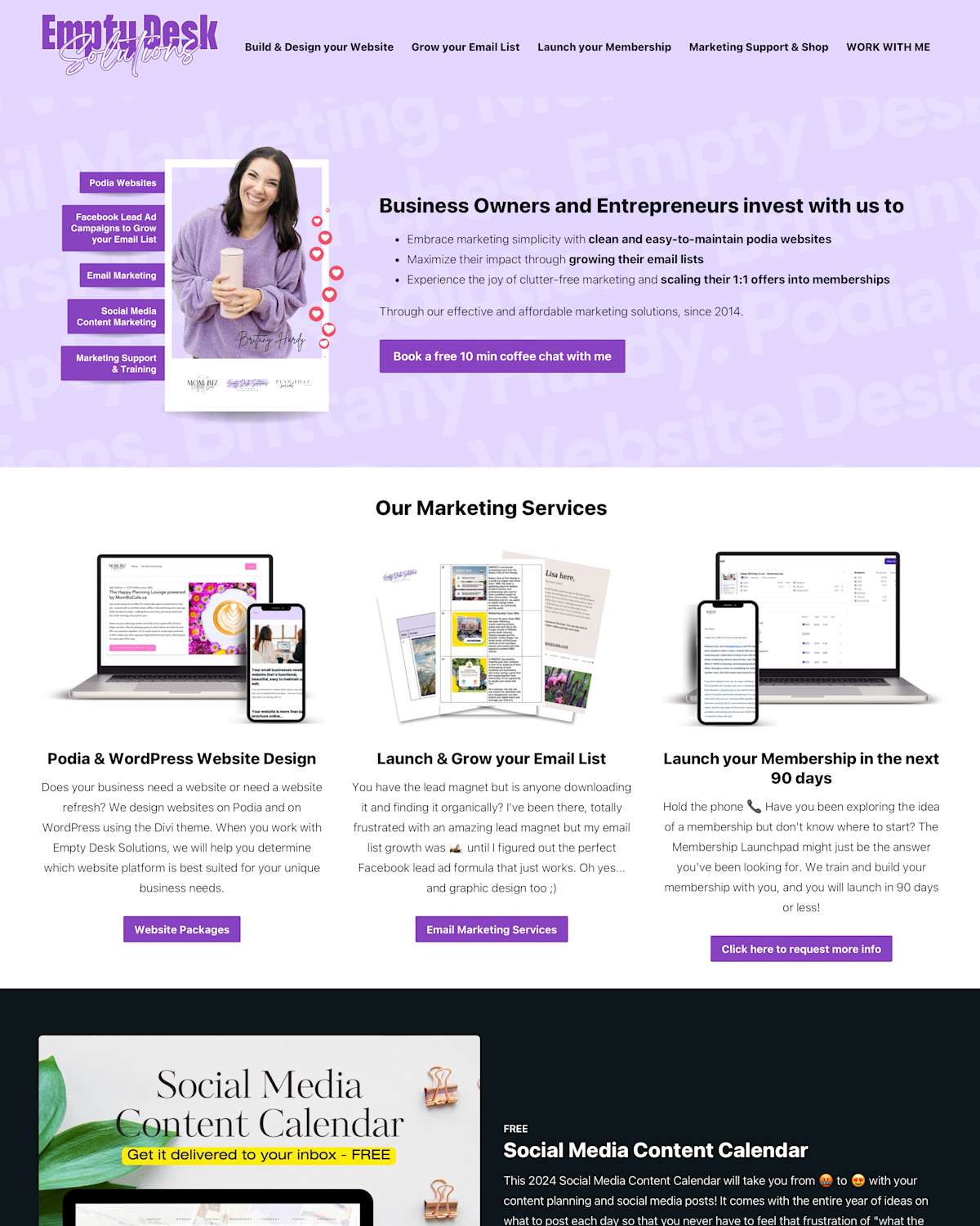 Website screenshot 1