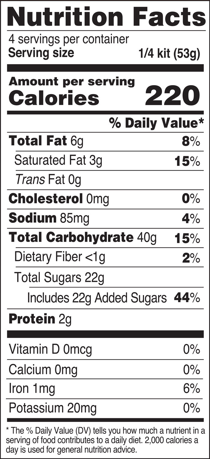 2001565-1 4pk Baseball Jersey Cookie Kit US NutritionalFacts