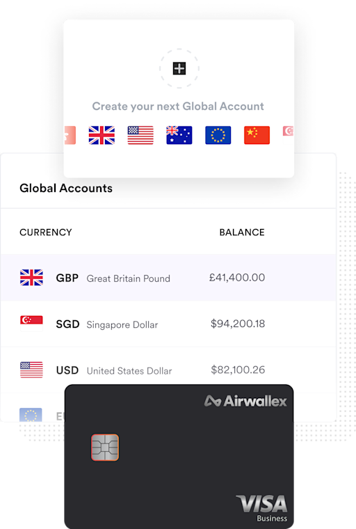 Airwallex screenshot showing Airwallex virtual cards