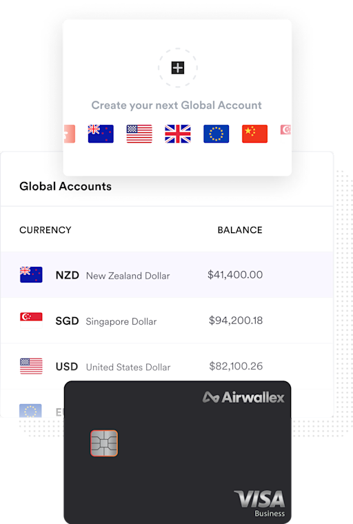 Airwallex screenshot showing Airwallex virtual cards