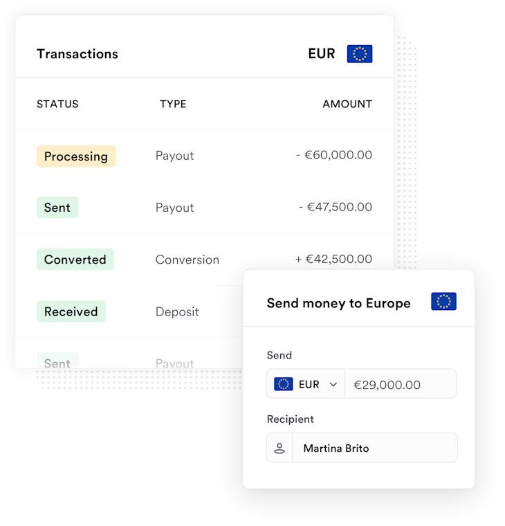 Money Transfer to Europe