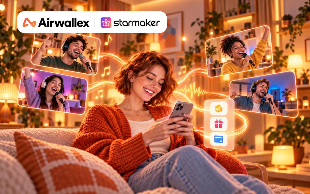 全球知名的音乐社交平台 StarMaker 携手 Airwallex 空中云汇,打造丝滑娱乐充值体验