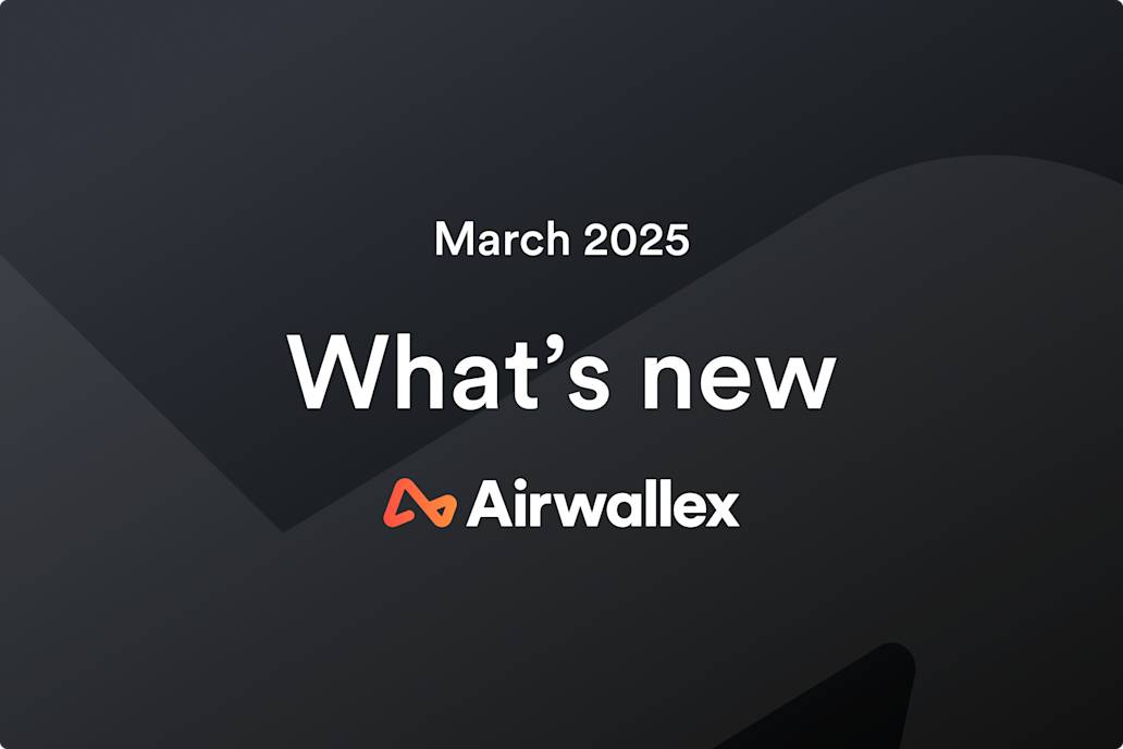 March release notes: Discover and Diners Club now available globally, physical and digital cards (Apple & Google Pay) have launched in Canada and New Zealand