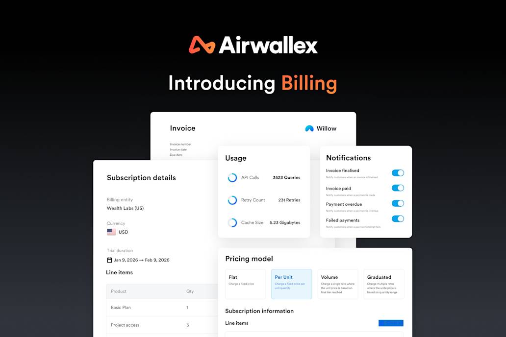 Introducing Airwallex Billing: Flexible billing solutions for your global business