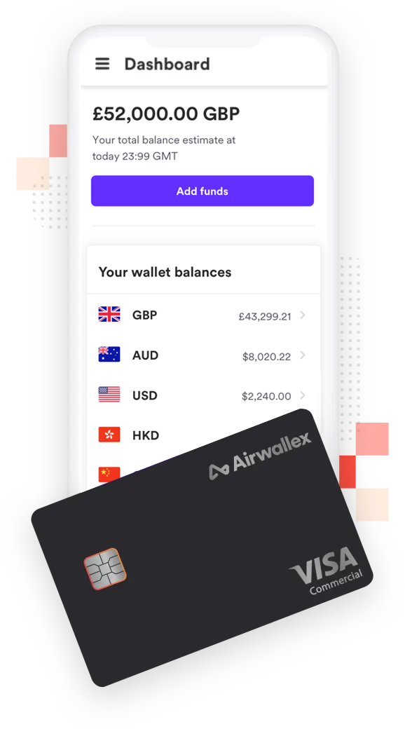 Airwallex web application illustration.