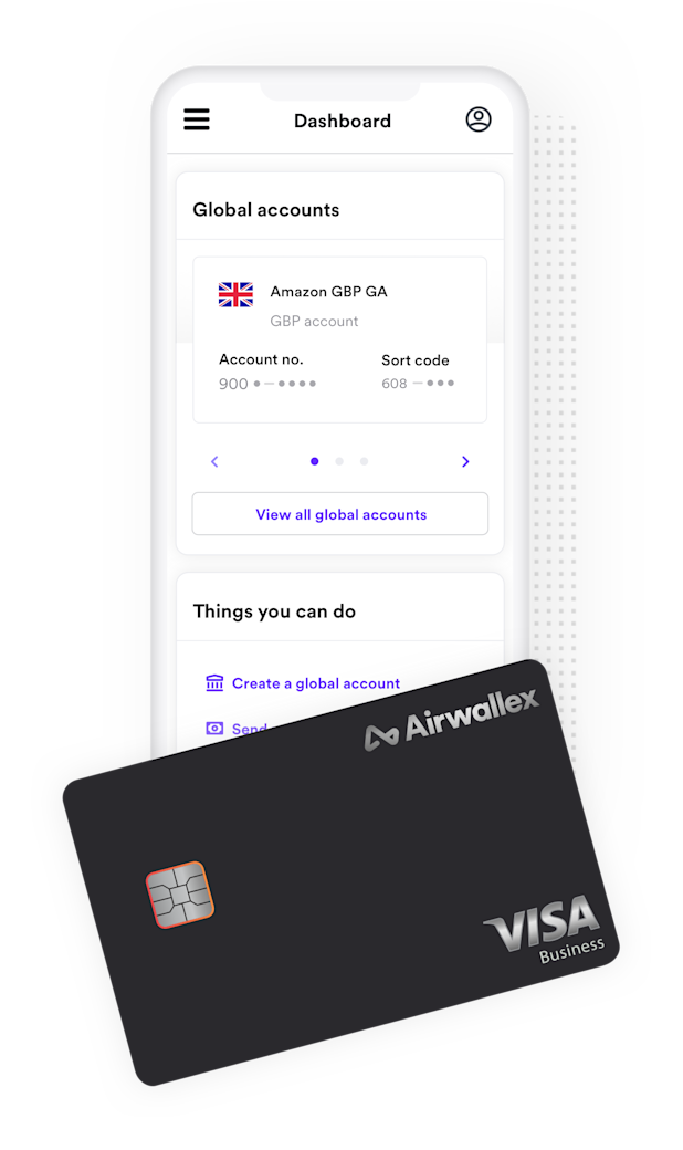 Airwallex web application illustration.
