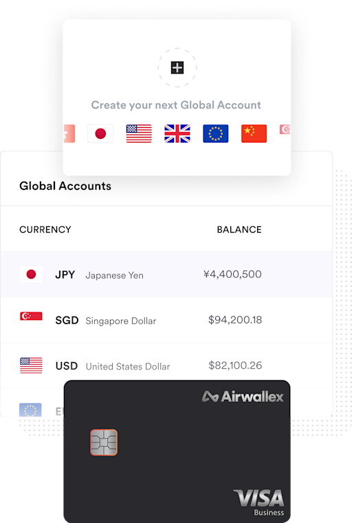 Airwallex screenshot showing Airwallex virtual cards