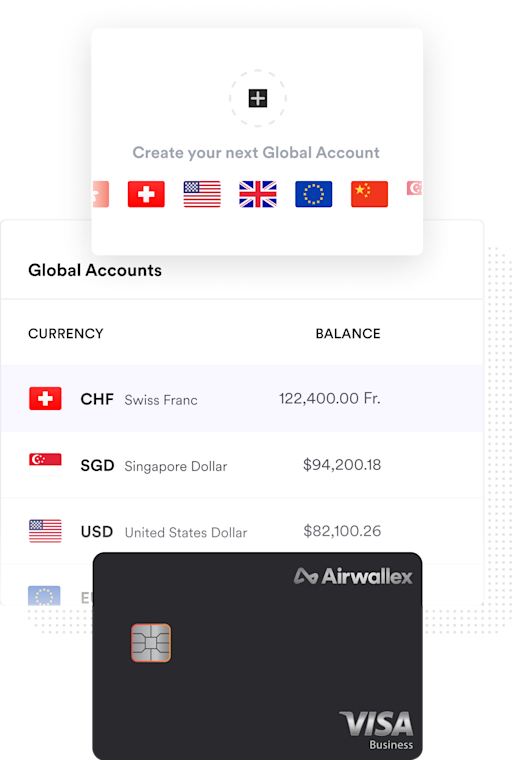 Airwallex screenshot showing Airwallex virtual cards