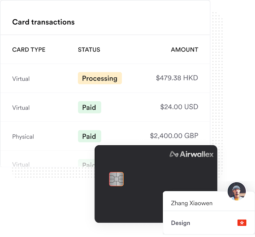 Screenshot of mobile device showing virtual debit card details
