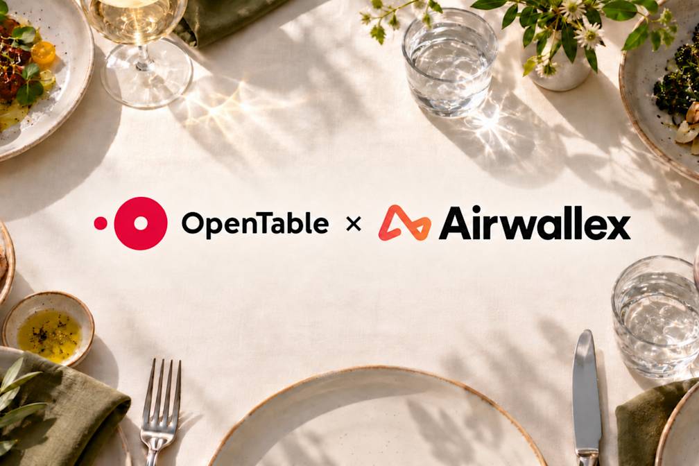 Airwallex and OpenTable partner to serve restaurants globally