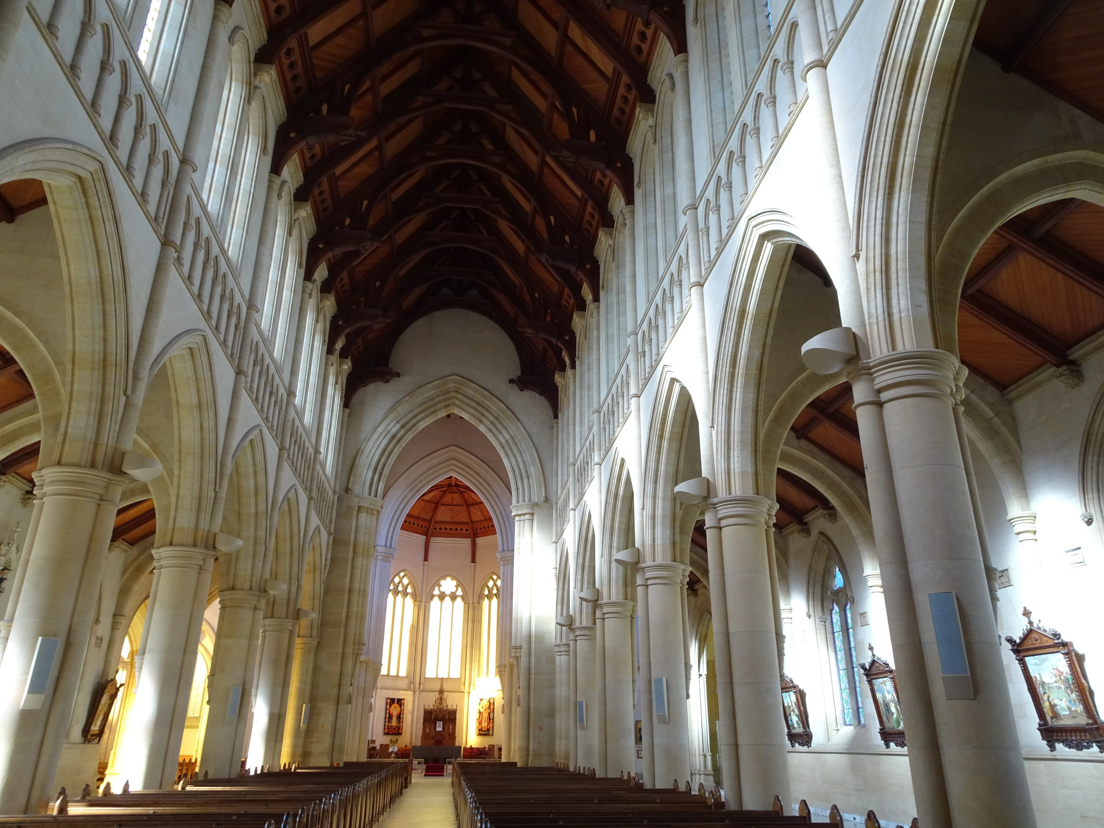 Inside the Sacred Heart Cathedral, Bendigo, Victoria.
