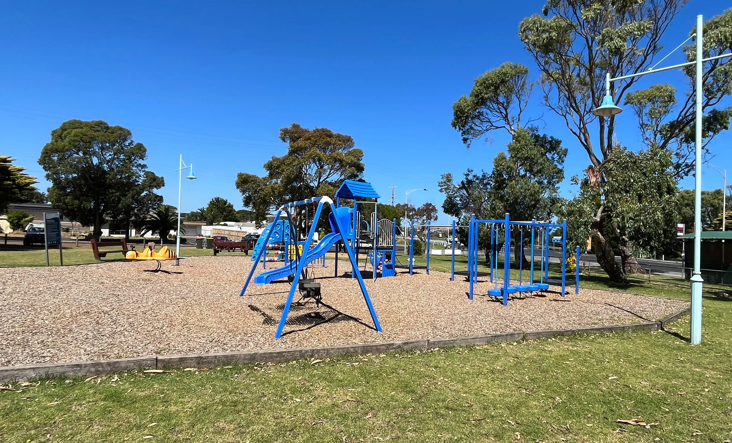 Richard Grayden Memorial Reserve playground at Newhaven, Phillip Island, Victoria.