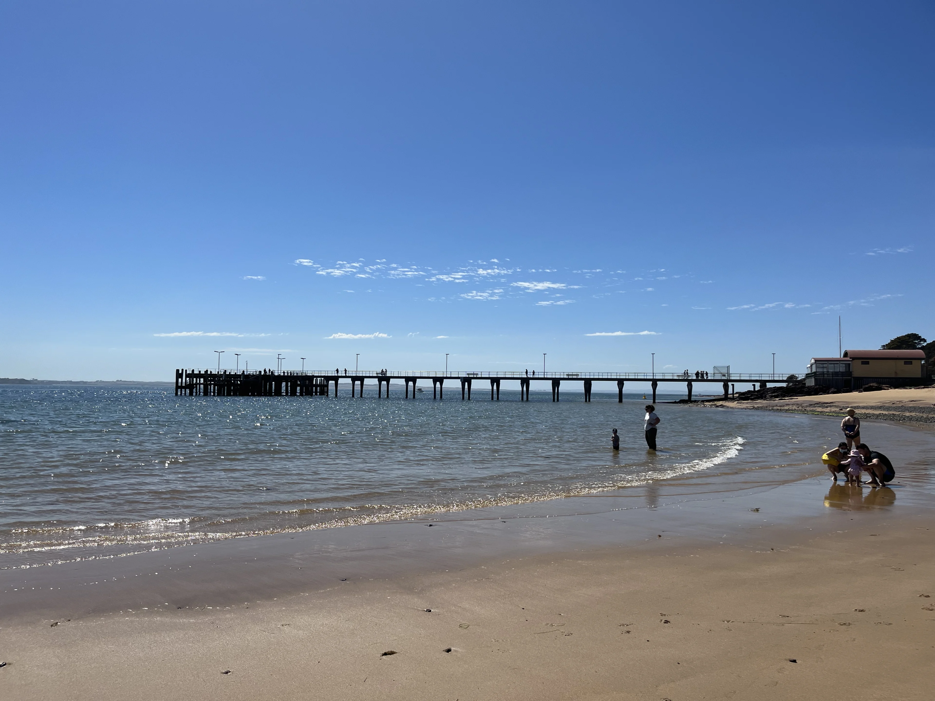 The jetty at Cowes Main Beach. Cowes, Phillip Island, Victoria.