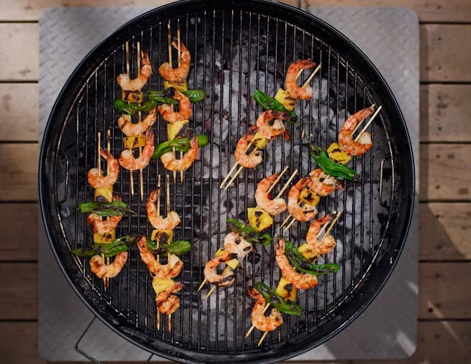 Shrimp Kabobs - textblock image 0 for how-to-grill-kabobs