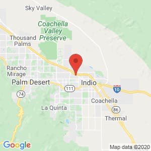 Desert Storage and RV Parking map