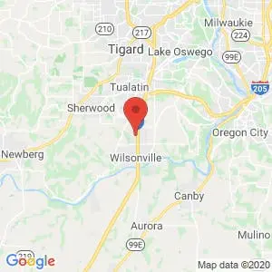 Wilsonville RV & Boat Storage map
