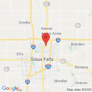 Dakotaland Self Storage map