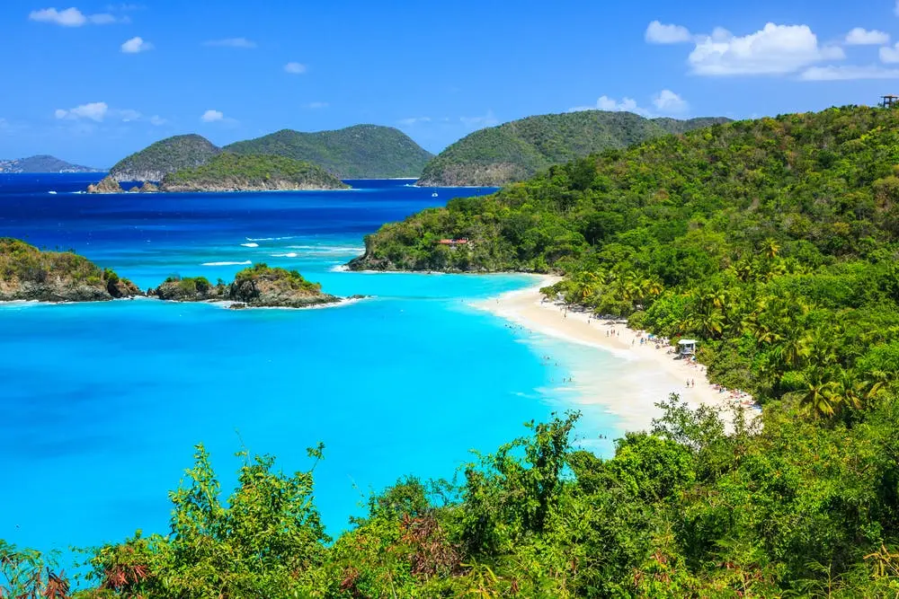 A view of Virgin Islands National Park