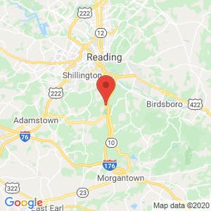 Flying Hills Self Storage map