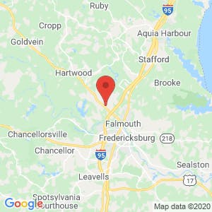Falls Run Self Storage map