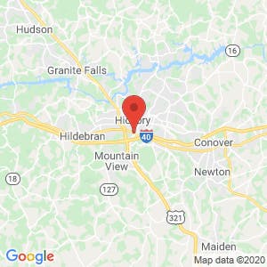 U-Haul Moving & Storage of West Hickory map