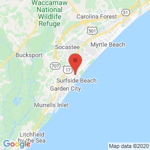 Extra Space Storage – Surfside Beach map