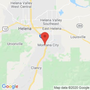 Montana City Self Storage map