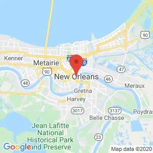 New Orleans map