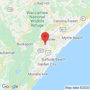 The Mini Storage Center – Myrtle Beach map