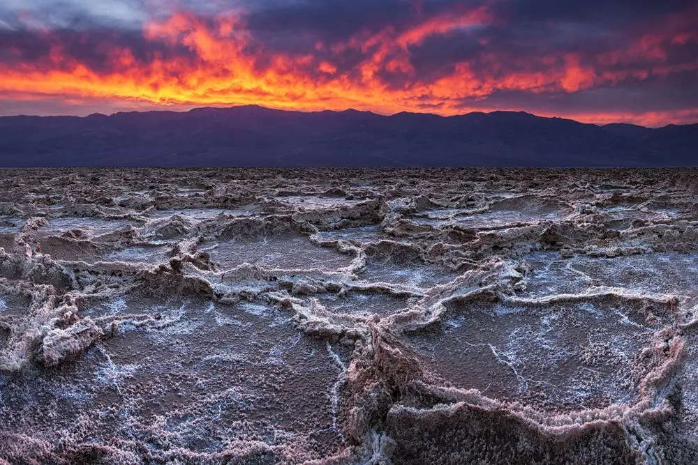 A view of Death Valley National Park