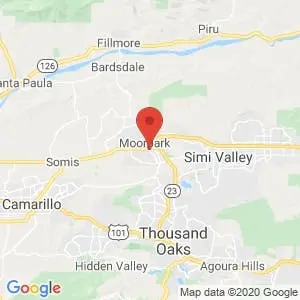 Moorpark RV Storage map