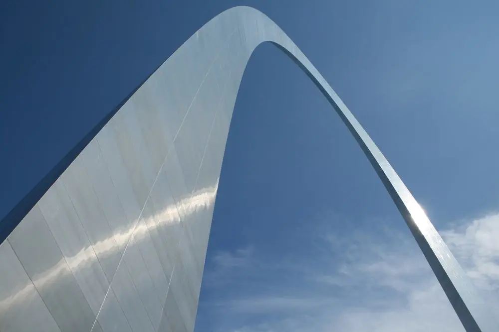 A view of Gateway Arch National Park