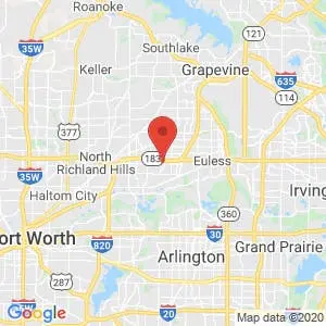 Public Storage – Bedford map