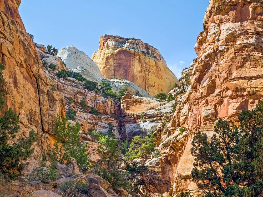 A view of Capitol Reef National Park