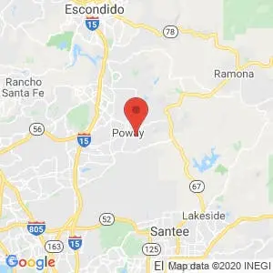 Storage West Poway map