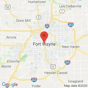 Fort Wayne map