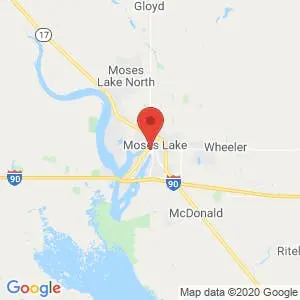 Moses Lake map