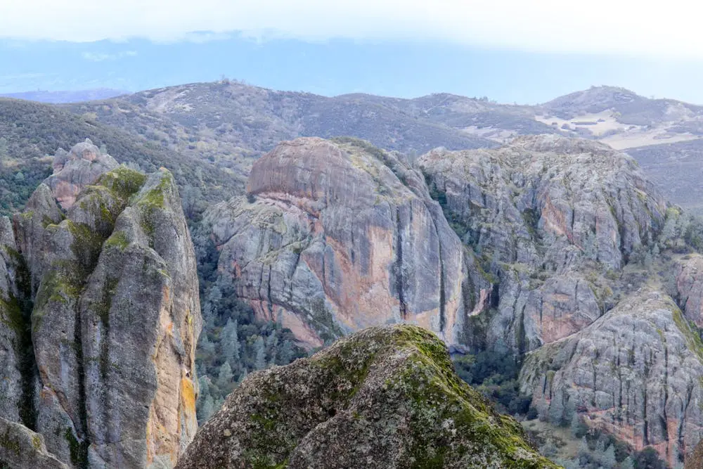A view of Pinnacles National Park