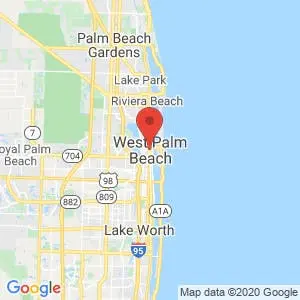 West Palm Beach map
